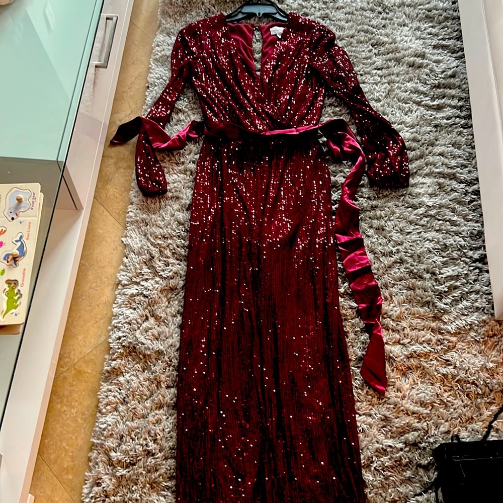 Premier amour sequin jumpsuit
